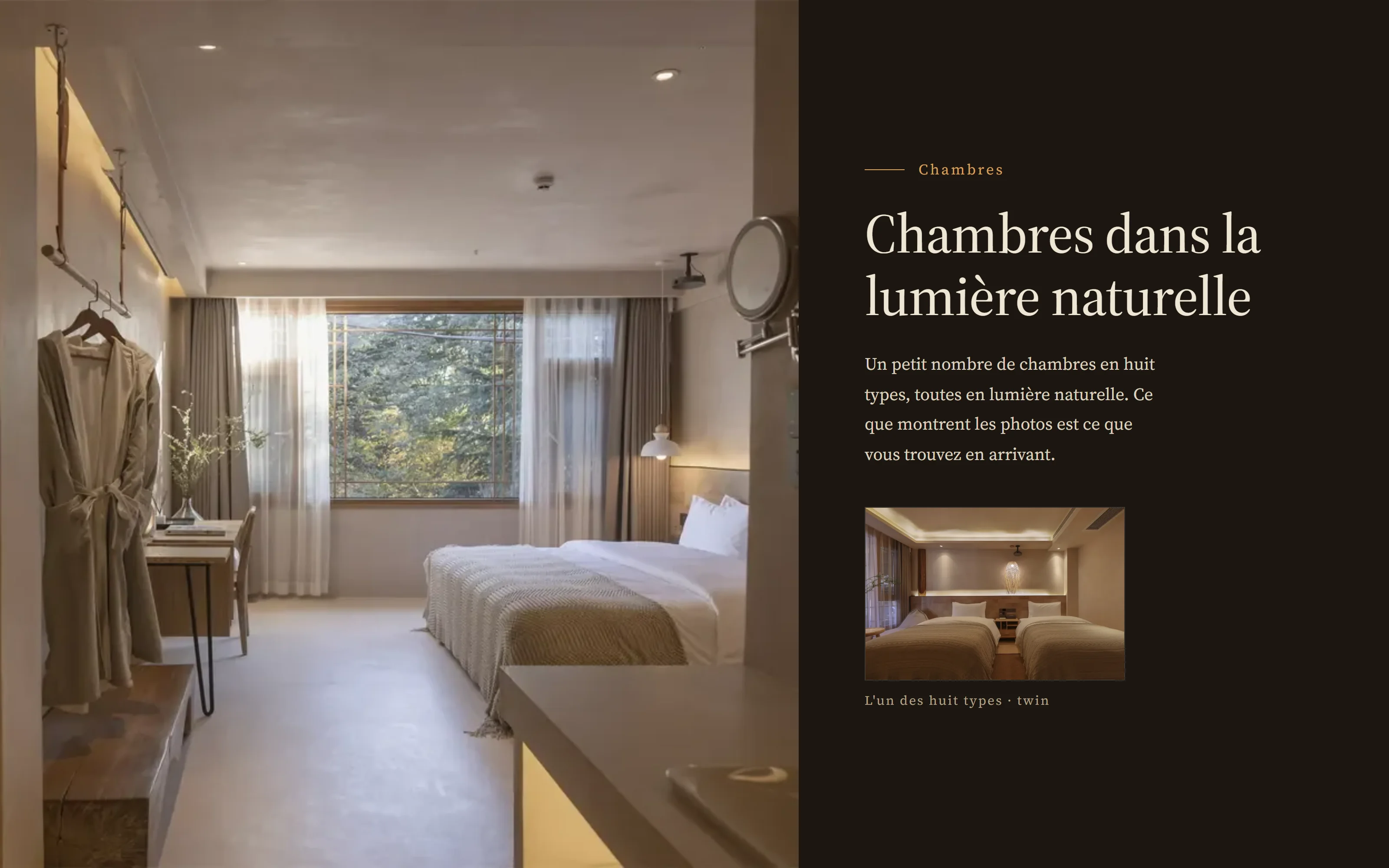 Cadre Les chambres