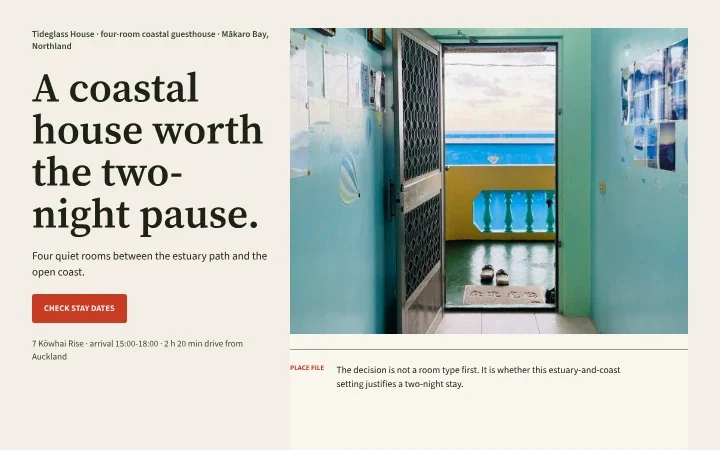 Style frame — palette, type ramp and spacing system extracted from one Initium render